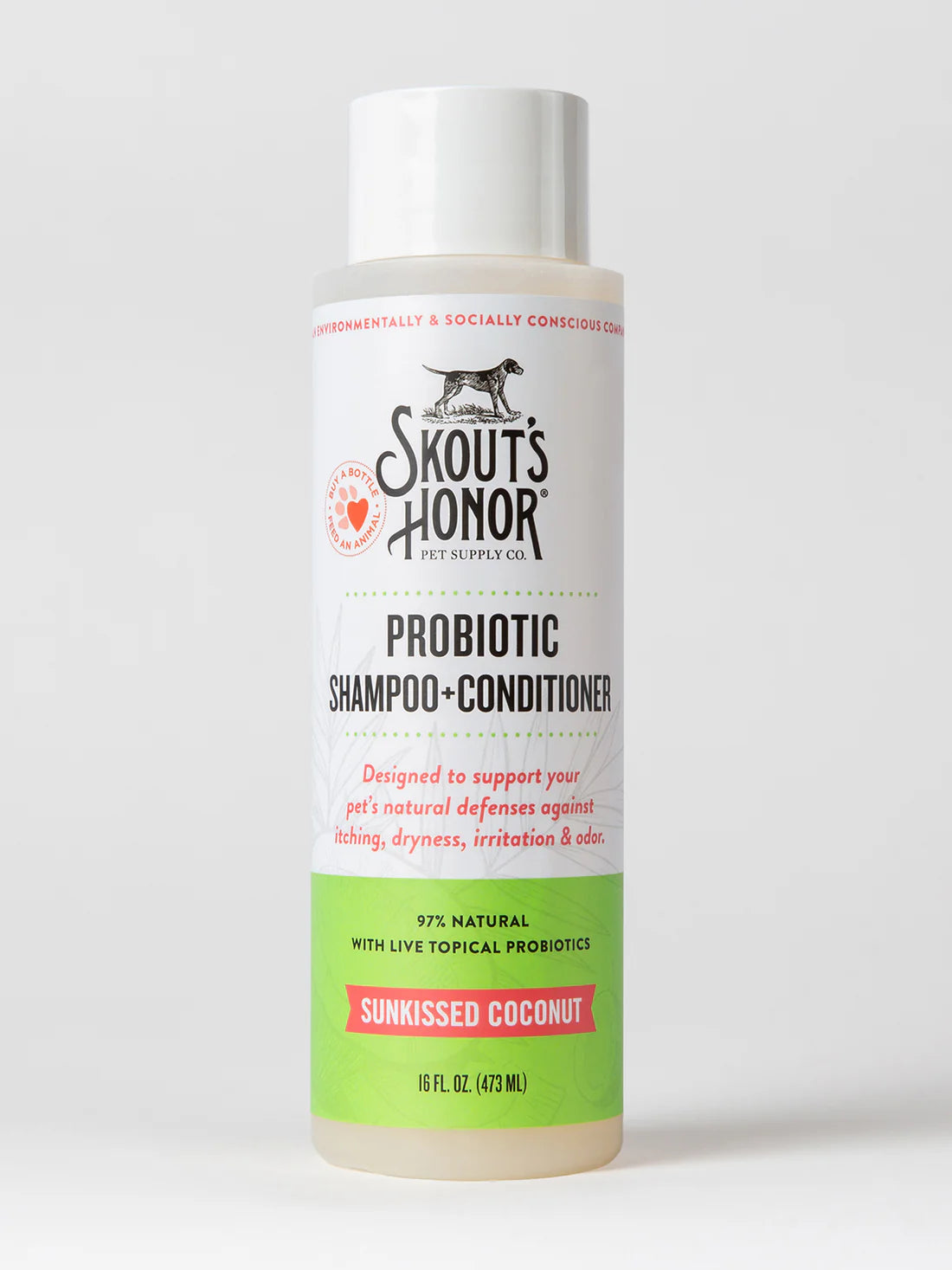 Skouts Honor Sunkissed Coconut Probiotic Shampoo