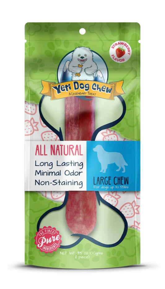 Yeti Dog Chew - Large Strawberry