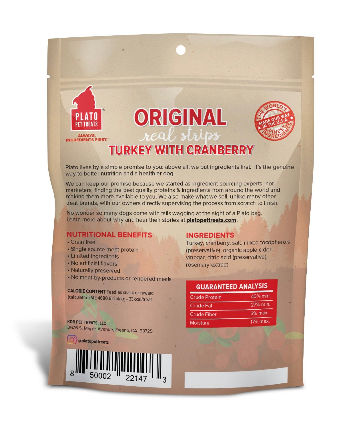 Turkey with Cranberry 6oz