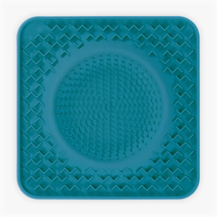 Therapeutic Dog Lick Bowl Mat - Blue