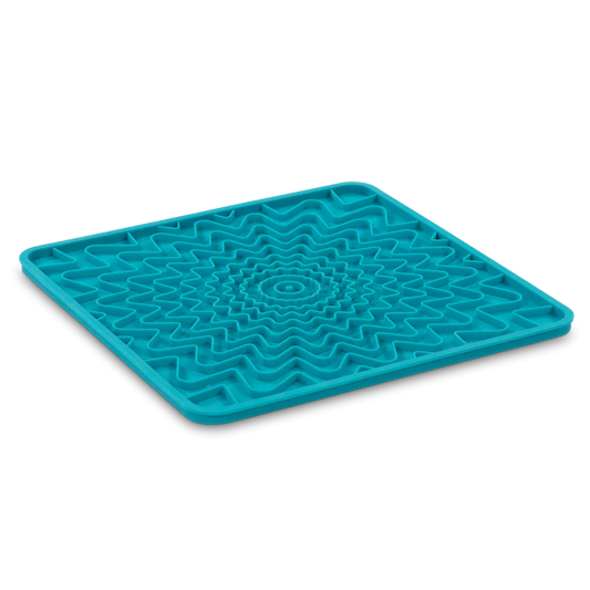 Silicone Interactive Licking Mat - Blue